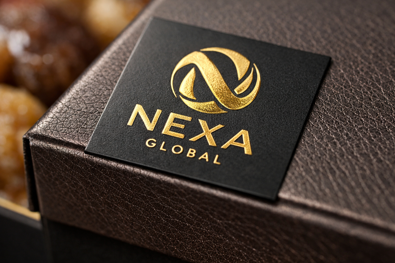 Kutu uzerine uygulanan kurumsal etiket ornegi